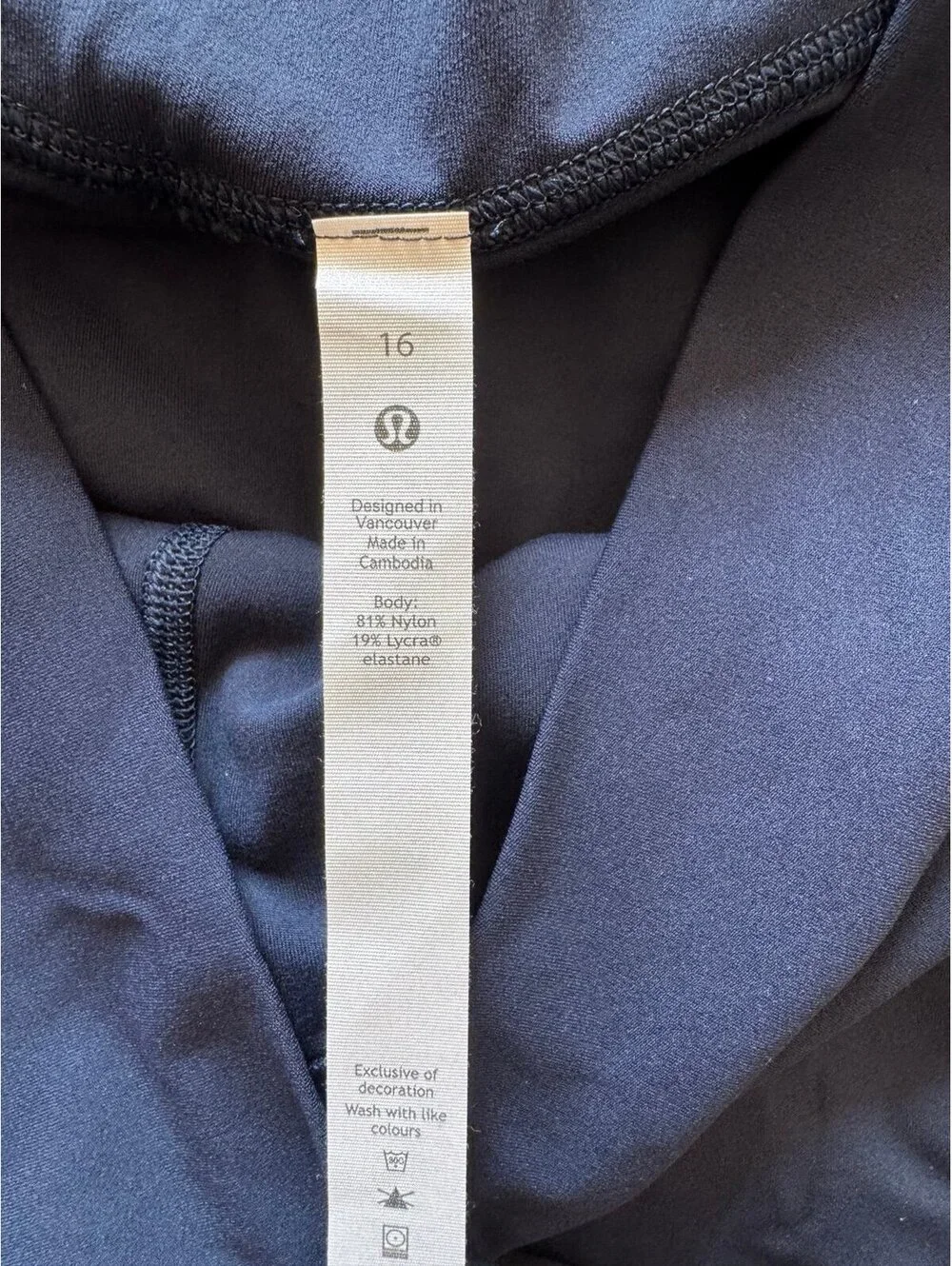 Lululemon Align High Rise 25” True Navy Size 16 NWT